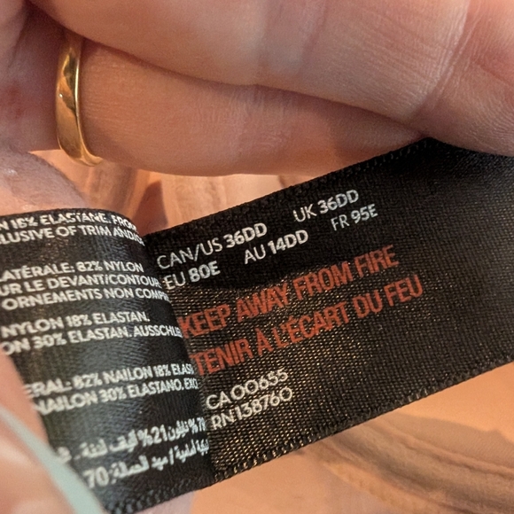 Elegant Cream Underwire Bra - Picture 3 of 7